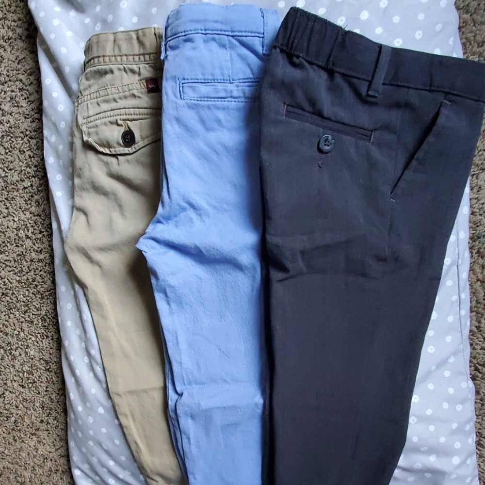 3 Pair Bundle!! 🤩 Toddler Boys Dress Pants